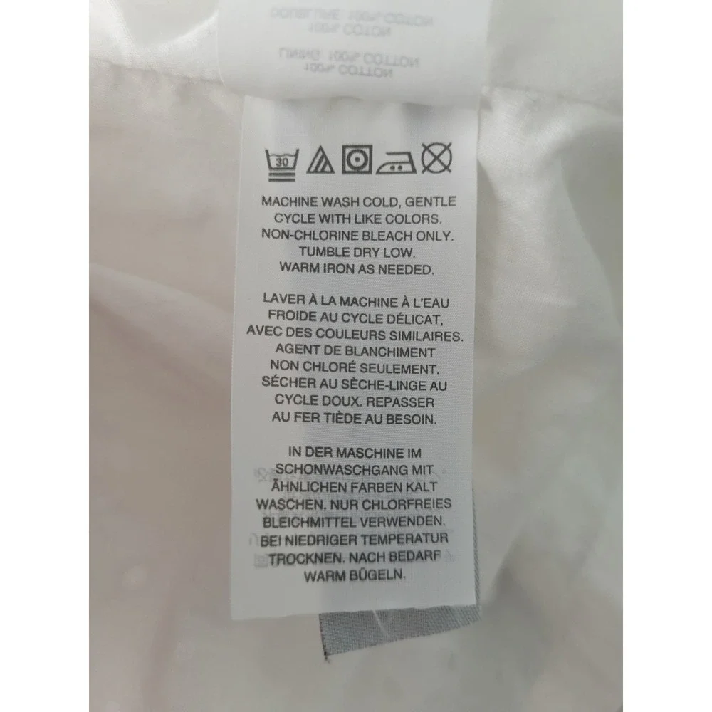 J Crew White Eyelet Cotton Sleeveless Button Front Midi Dress Cottagecore 10